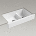 Kohler K6426-0 White Apron Front / Specialty Kitchen Sink