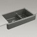 Kohler K6426-58 Thunder Grey Apron Front / Specialty Kitchen Sink