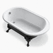 Kohler K710-P5-0 White 66" Soaking Tub