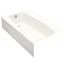 Kohler K713-0 White Unique Size Soaking Tub