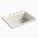 Kohler K8668-4A1-96 Biscuit Single Bowl Kitchen Sink