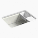 Kohler K8668-5UA2-NY Dune Single Bowl Kitchen Sink