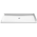 Kohler K44164-HW1 Honed White Single Threshold 48'' and Larger Shower Base