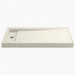 Kohler K9165-96 Biscuit Single Threshold 48'' and Larger Shower Base