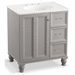 Kohler K99517-LGR-1WT Mohair Grey Vanity Base