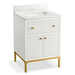 Kohler K33000-0 White Up to 24" Wide Bathroom Vanity