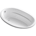 Kohler K6347-GH-0 White 66" Soaking Tub