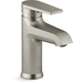 Kohler K37891-4-BN Vibrant Brushed Nickel Single Hole Bathroom Sink Faucet