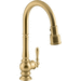 Kohler K99259-2MB Vibrant Brushed Moderne Brass Pull-Out Spray Kitchen Faucet