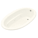 Kohler K1164-CB-96 Biscuit 72" x 42" Whirlpool Bath