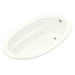 Kohler K1164-HB-0 White 72" x 42" Whirlpool Bath