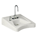 Kohler K12638-L-0 White Wall Hung Bathroom Sink