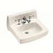 Kohler K2031-L-0 White Wall Hung Bathroom Sink