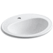 Kohler K2196-1-0 White Self Rimming Bathroom Sink