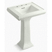 Kohler K2238-8-NY Dune Pedestal Bathroom Sink