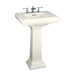 Kohler K2238-4-96 Biscuit Pedestal Bathroom Sink