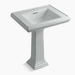 Kohler K2258-1-95 Ice Grey Pedestal Bathroom Sink