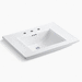 Kohler K2269-8-0 White Console Bathroom Sink