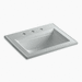 Kohler K2337-8-95 Ice Grey Self Rimming Bathroom Sink