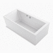 Kohler K24010-W1-0 White Unique Size Soaking Tub