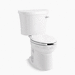 Kohler K25077-SSTR-0 White Two Piece Toilet