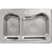 Kohler K3361-1-NA Stainless Steel Double Bowl Kitchen Sink