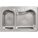 Kohler K3361-4-NA Stainless Steel Double Bowl Kitchen Sink