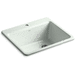 Kohler K5872-1A1-FF Sea Salt Single Bowl Kitchen Sink