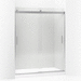 Kohler K706009-L-SH Bright Silver Sliding Shower Door