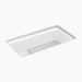 Kohler K8206-CM6 Matte White Single Bowl Kitchen Sink