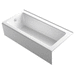 Kohler K847-0 White 66" Soaking Tub