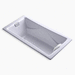 Kohler 863-GRL Lavender Grey 72" X 36" Soaking Tub