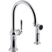 Kohler K99262-CP Polished Chrome Single Handle Kitchen Faucet