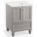 Kohler K99514-LG-1WT Mohair Grey Up to 24" Wide Bathroom Vanity