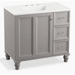 Kohler K99520-LGR-1WT Mohair Grey Vanity Base