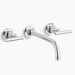 Kohler KT14414-4-CP Polished Chrome Bathroom Sink Faucet Trim Kit