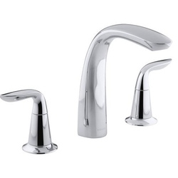 KT53244-BN/K438 Refinia Deck Mount Tub Faucet - Vibrant Brushed Nickel