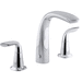 Kohler KT53244-CP/K438 Polished Chrome Deck Mount Tub Faucet