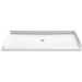 Kohler K44169-HW1 Honed White Single Threshold 48'' and Larger Shower Base