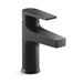 Kohler K37885-4-BL Matte Black Single Hole Bathroom Sink Faucet
