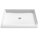 Kohler K44163-HW1 Honed White Single Threshold Up To 42'' Shower Base