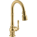 Kohler K99261-2MB Vibrant Brushed Moderne Brass Single Handle Kitchen Faucet