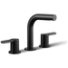 Kohler K33592-4-BL Matte Black 8'' Widespread Bathroom Sink Faucet