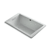 Kohler K1848-W1-95 Ice Grey 60'' x 36'' Soaking Tub