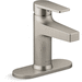 Kohler K37886-4-BN Vibrant Brushed Nickel Single Hole Bathroom Sink Faucet