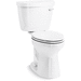 Kohler K31588-0/K31614-RA-0 White Two Piece Toilet