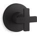 Kohler KT73140-3-BL Matte Black Transfer Valve Trim