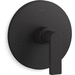 Kohler KT73133-4-BL Matte Black Thermostatic Valve Trim