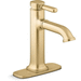 Kohler KR33042-4D-2MB Vibrant Brushed Moderne Brass Single Hole Bathroom Sink Faucet