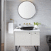 Kohler K26050-BLL Matte Black Round Mirror
